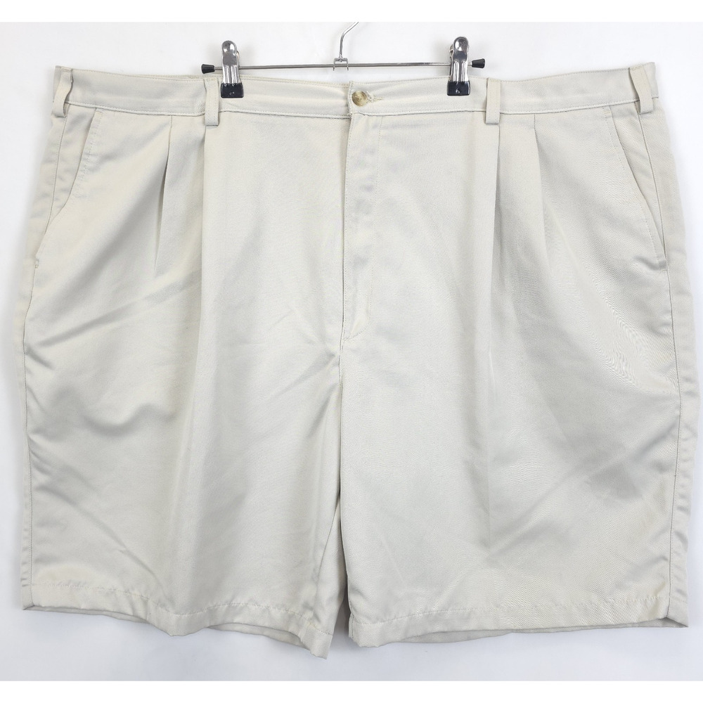 Roundtree & Yorke Chino Shorts Men 50 Big Relax Fit Khaki Beige Causal Preppy